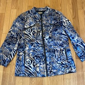 Kerrybrooke 3/4 sleeve blazer jacket large